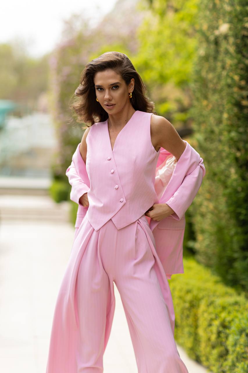 Striped Oversized 3-Piece Suit