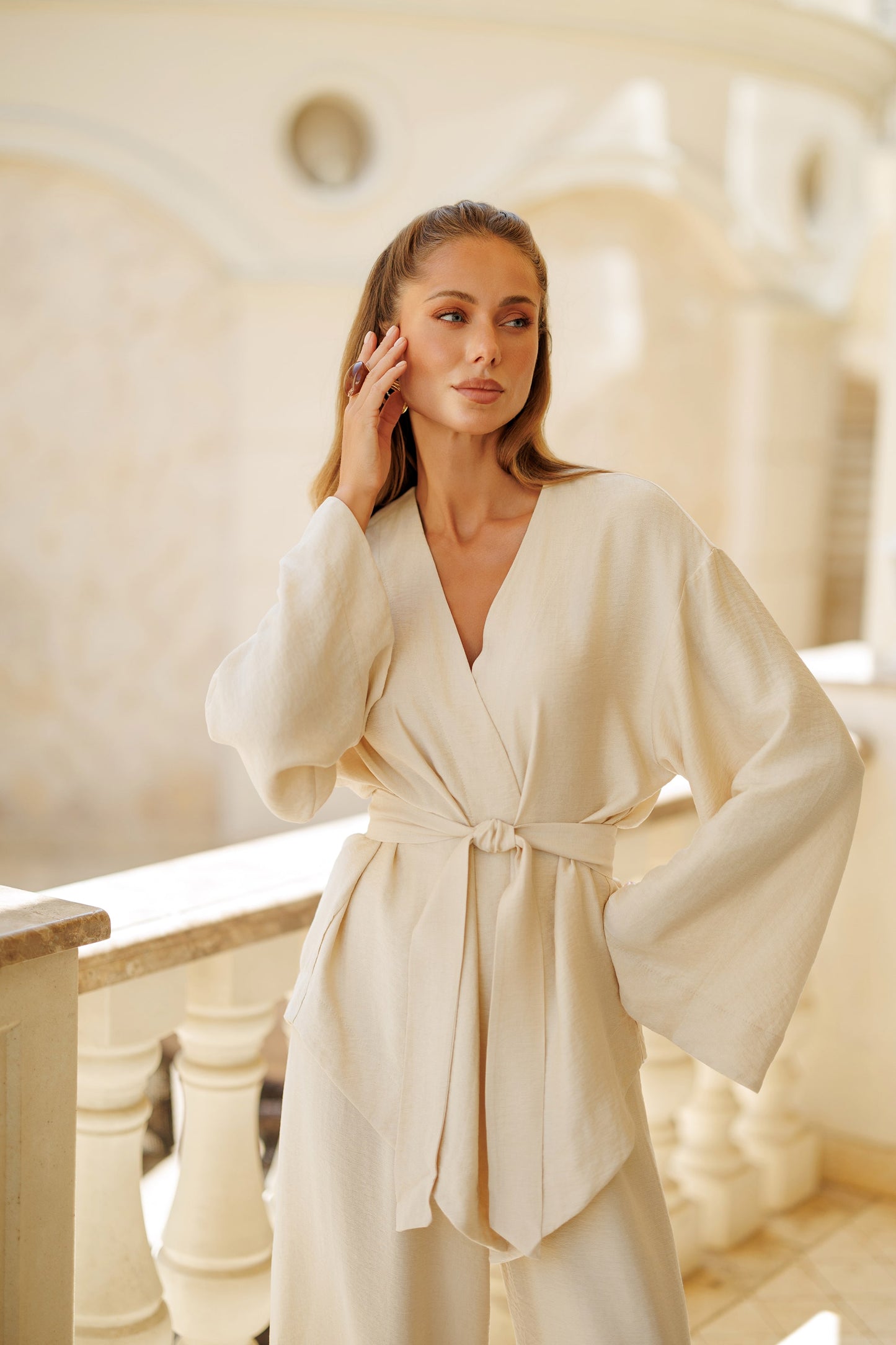 Linen Boho Style Set