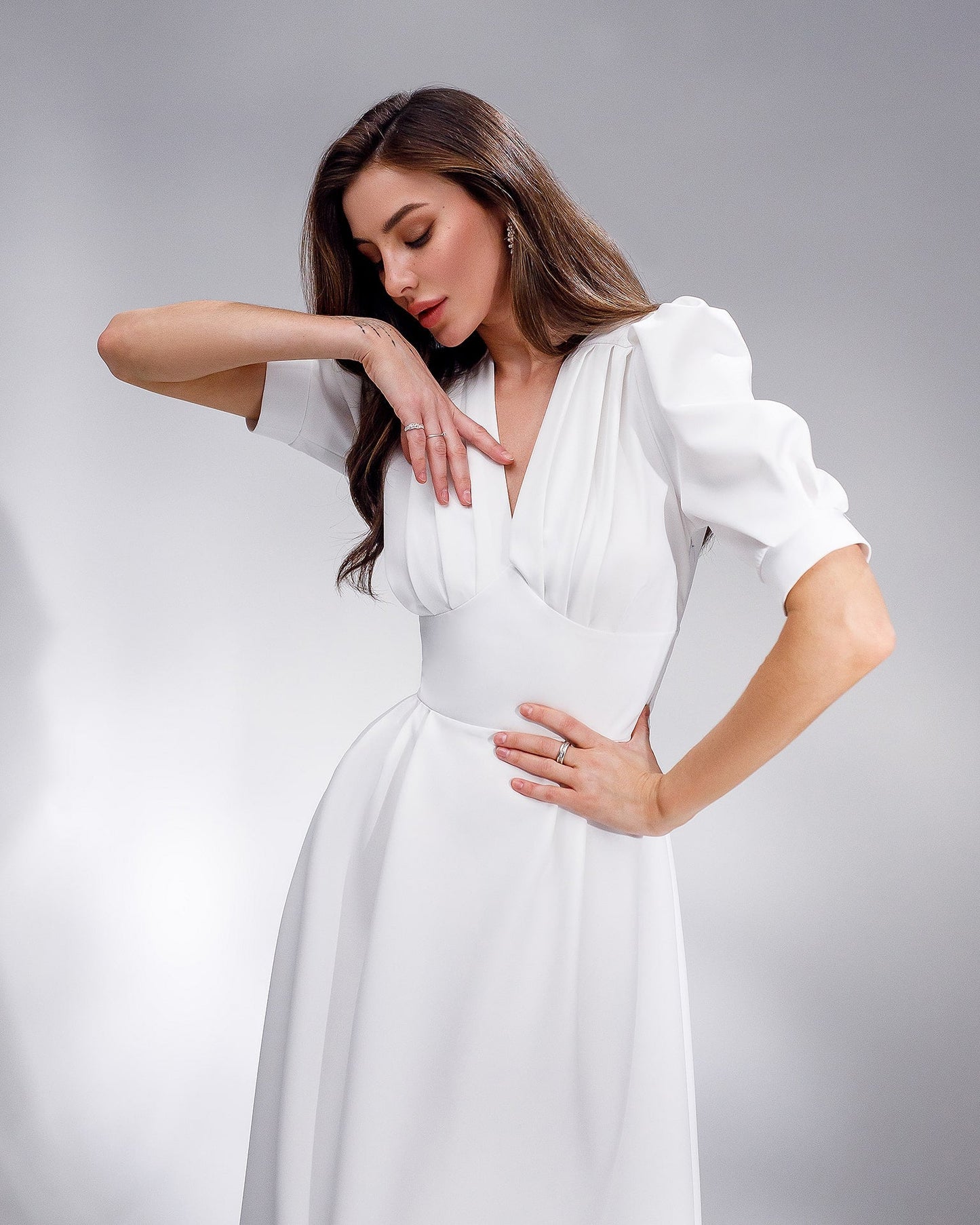 Square Neck Mini Dress