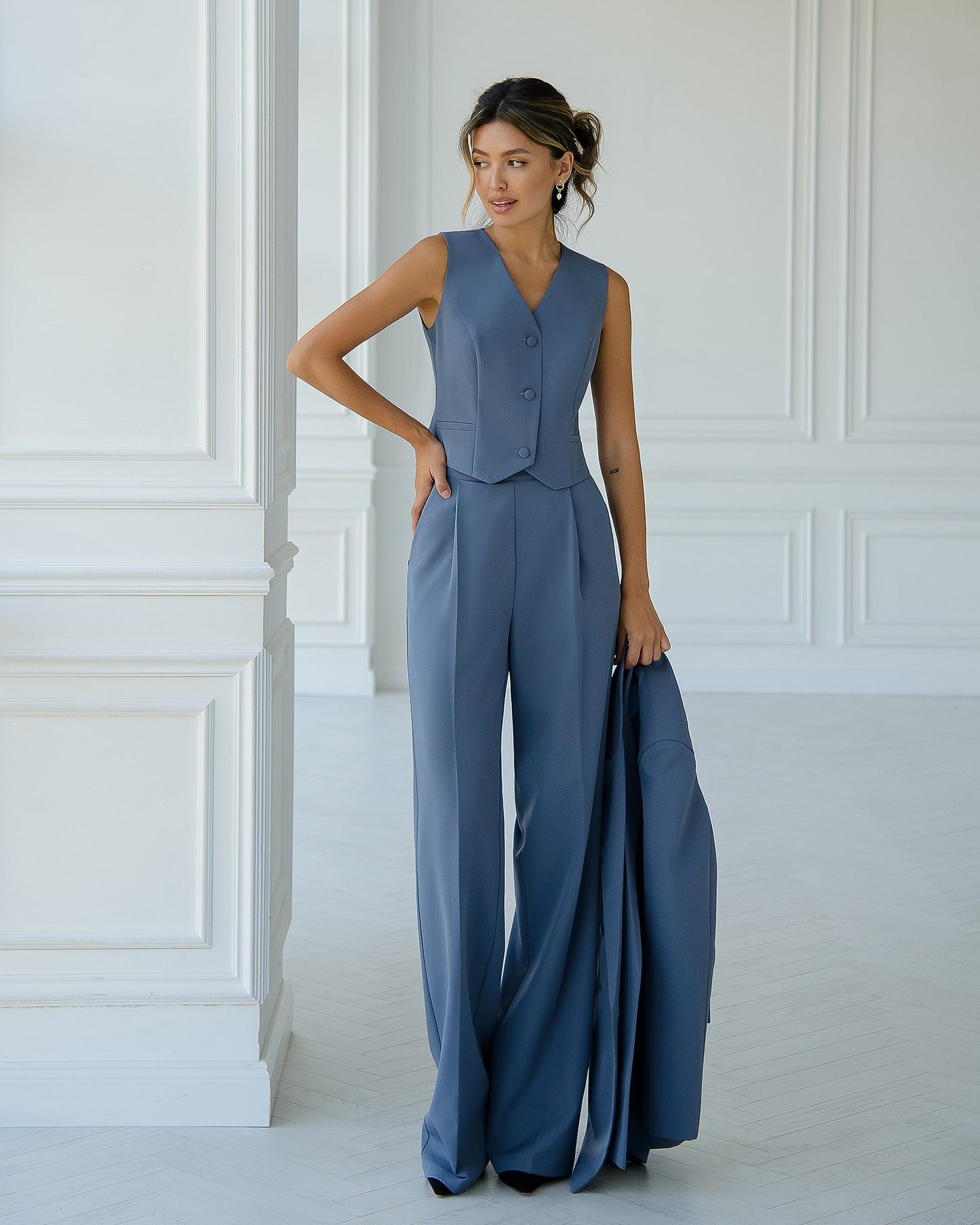 Double-Breasted 3-Piece Suit