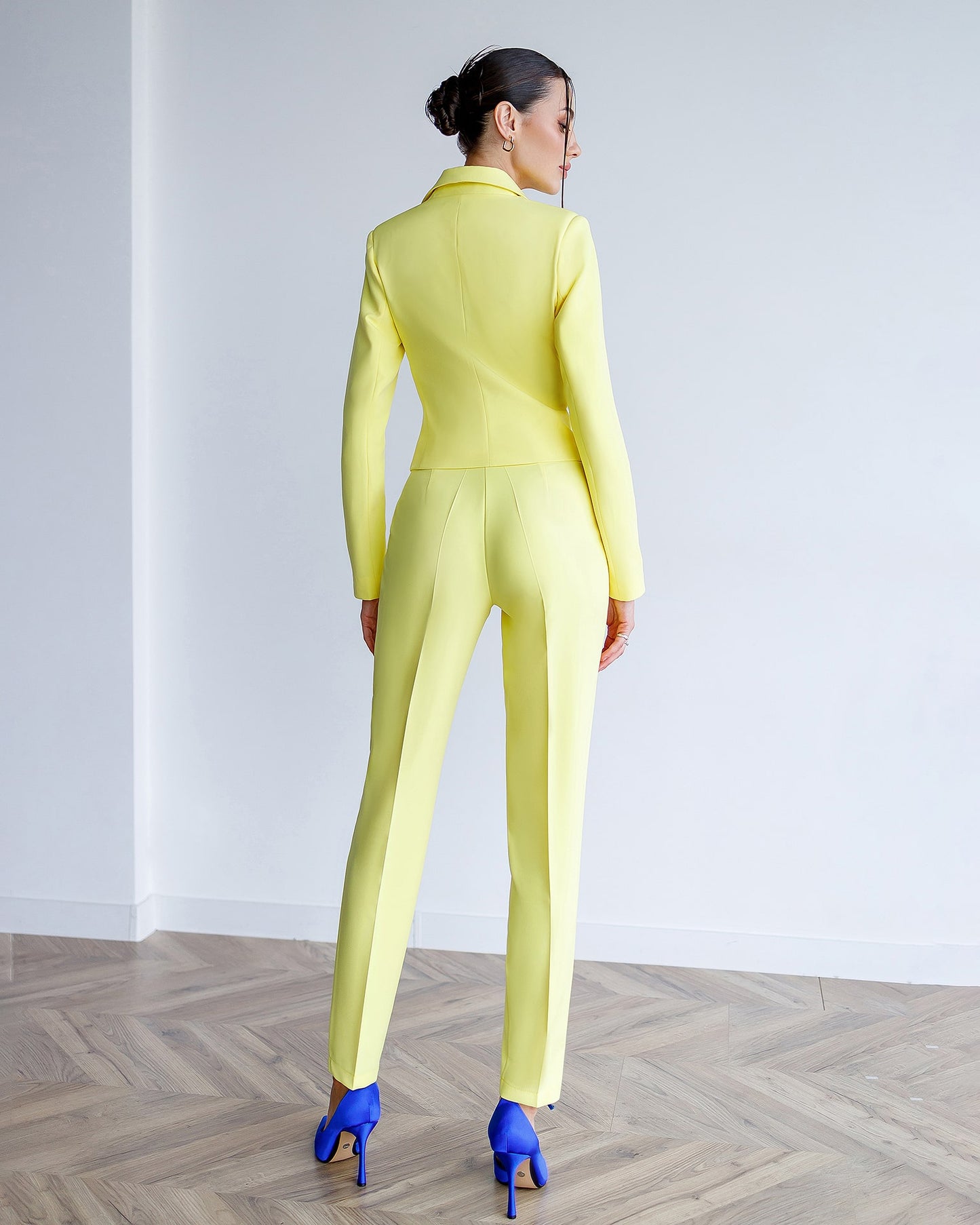 Crop Jacket Suit 2-Piece
