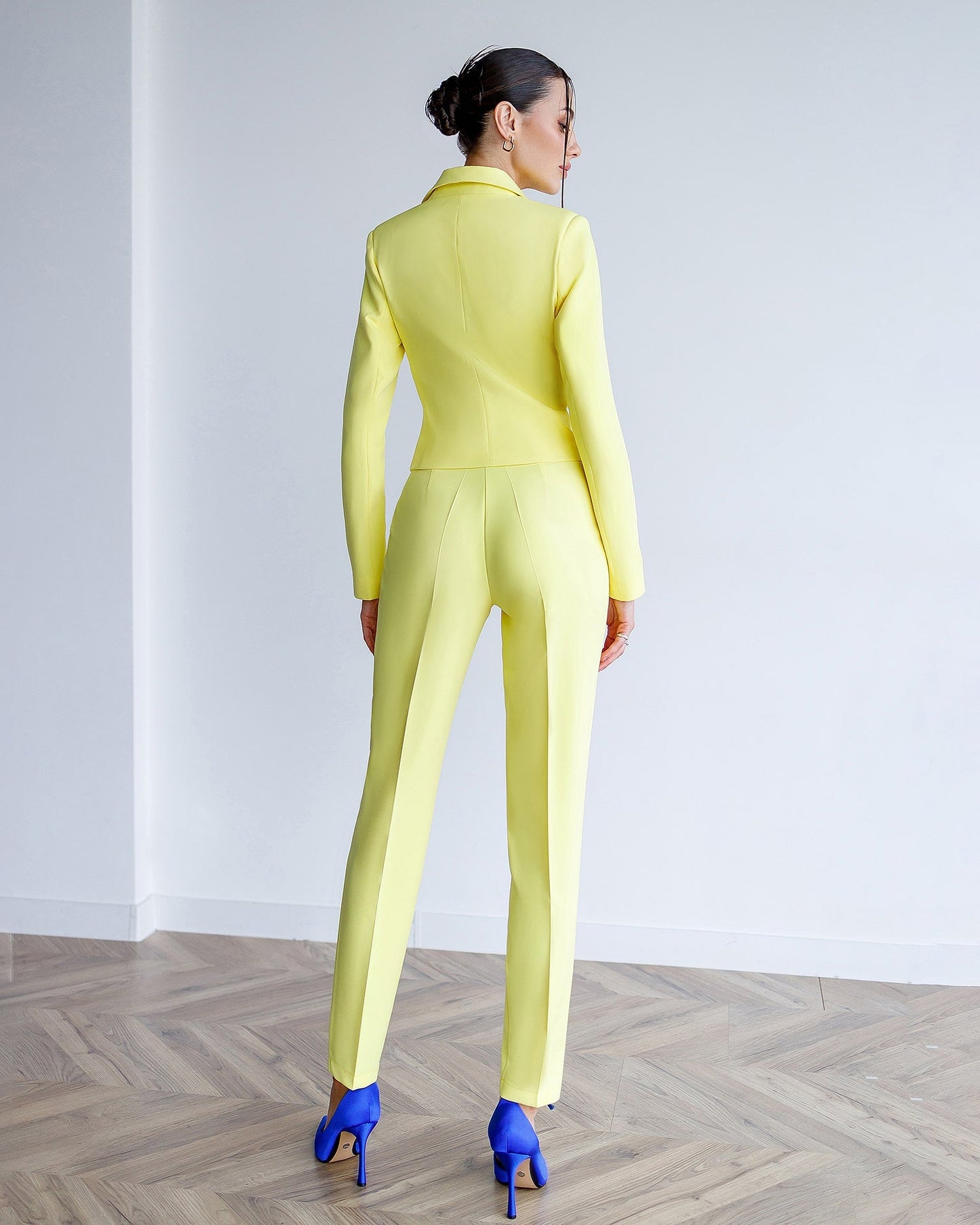 Crop Jacket Suit 2-Piece