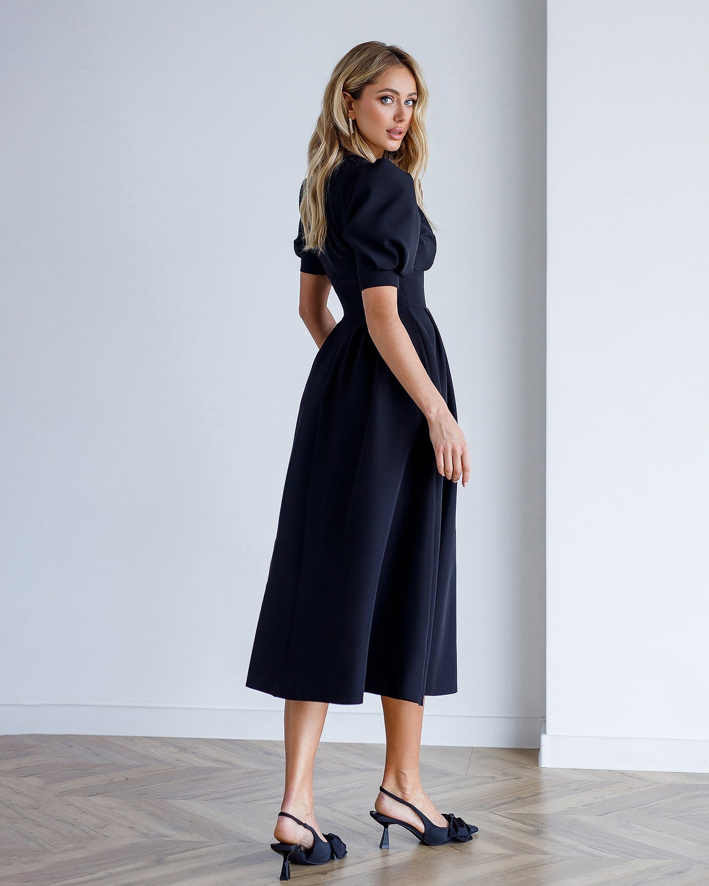 Square Neck Mini Dress