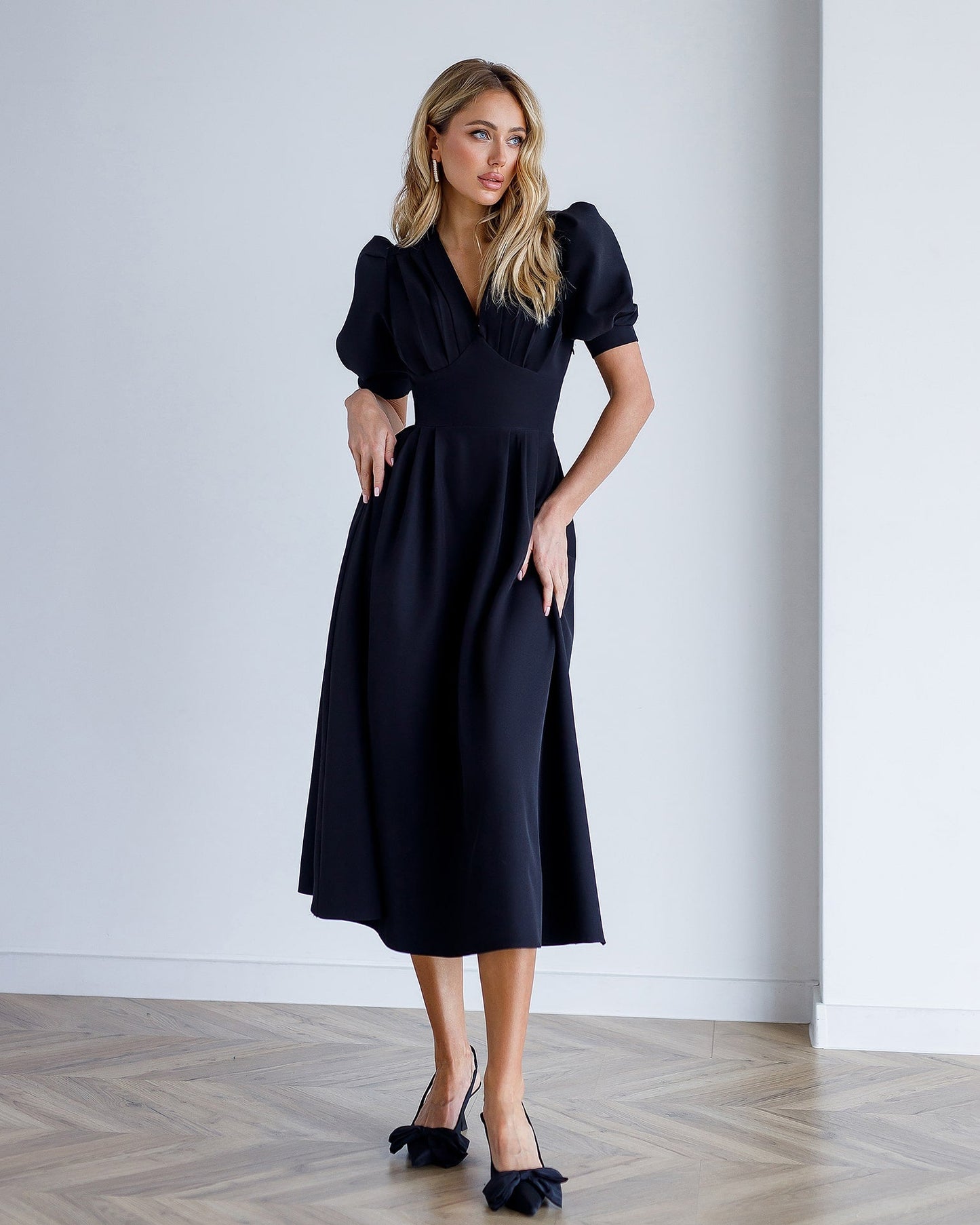 Square Neck Mini Dress
