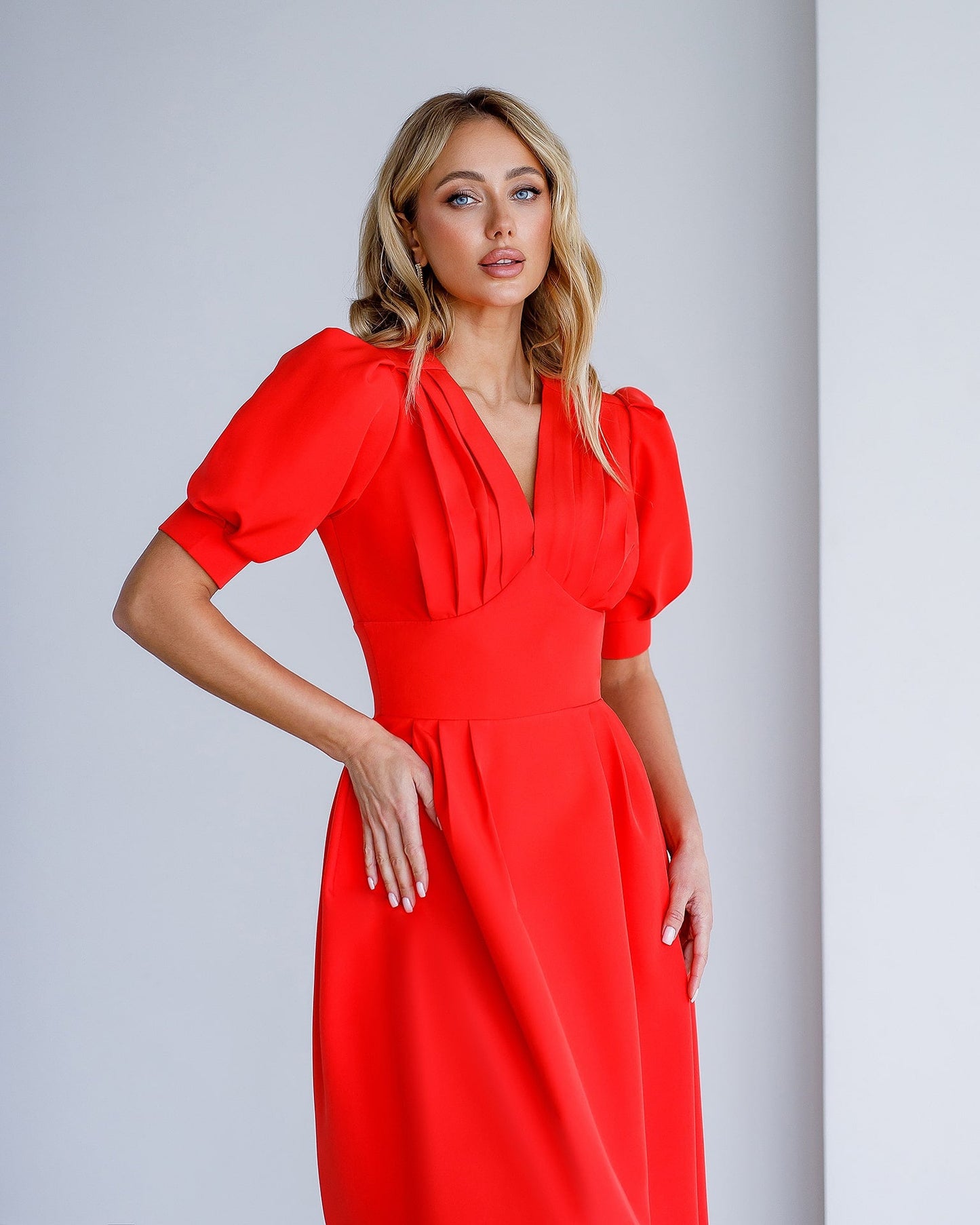 Square Neck Mini Dress