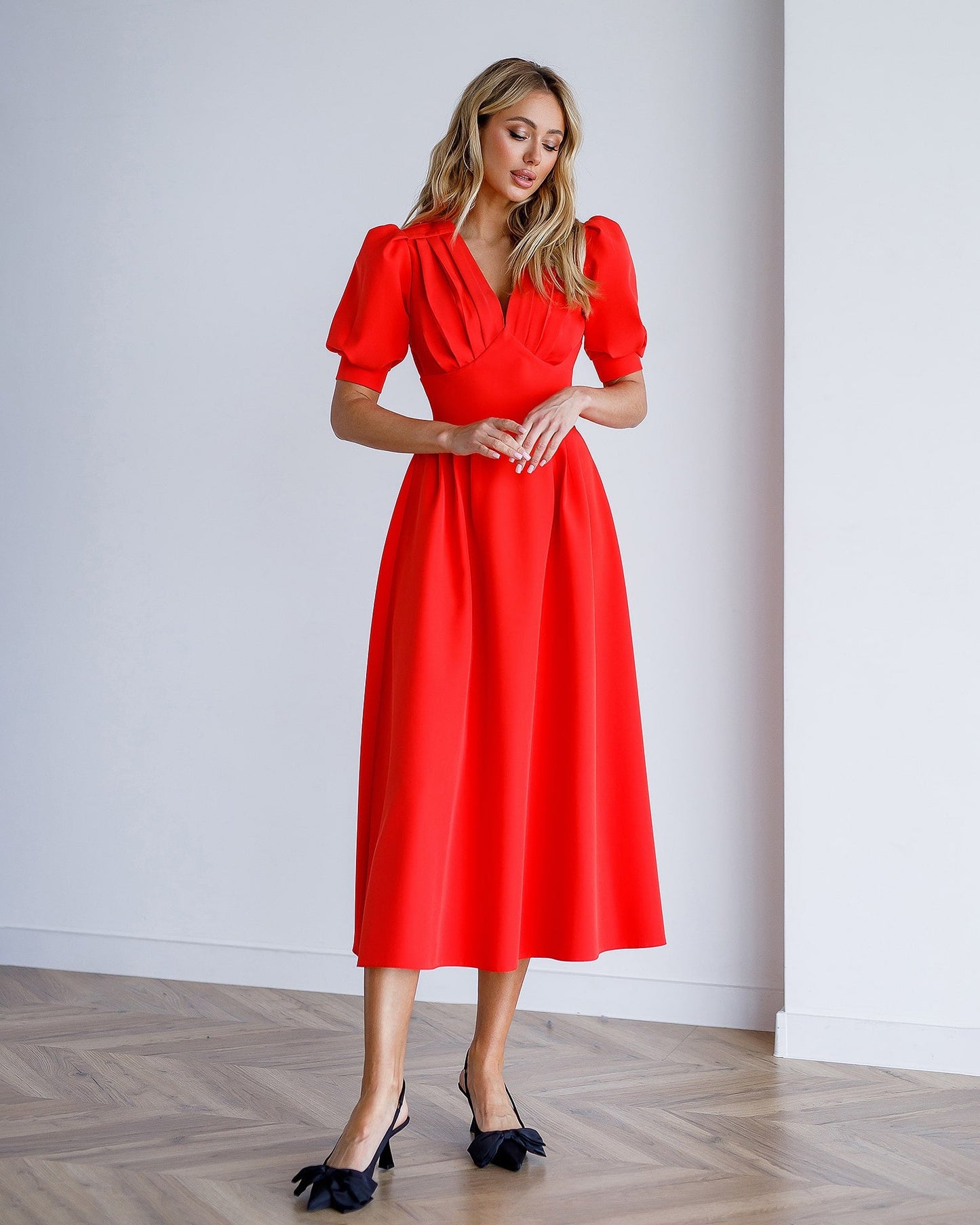 Square Neck Mini Dress