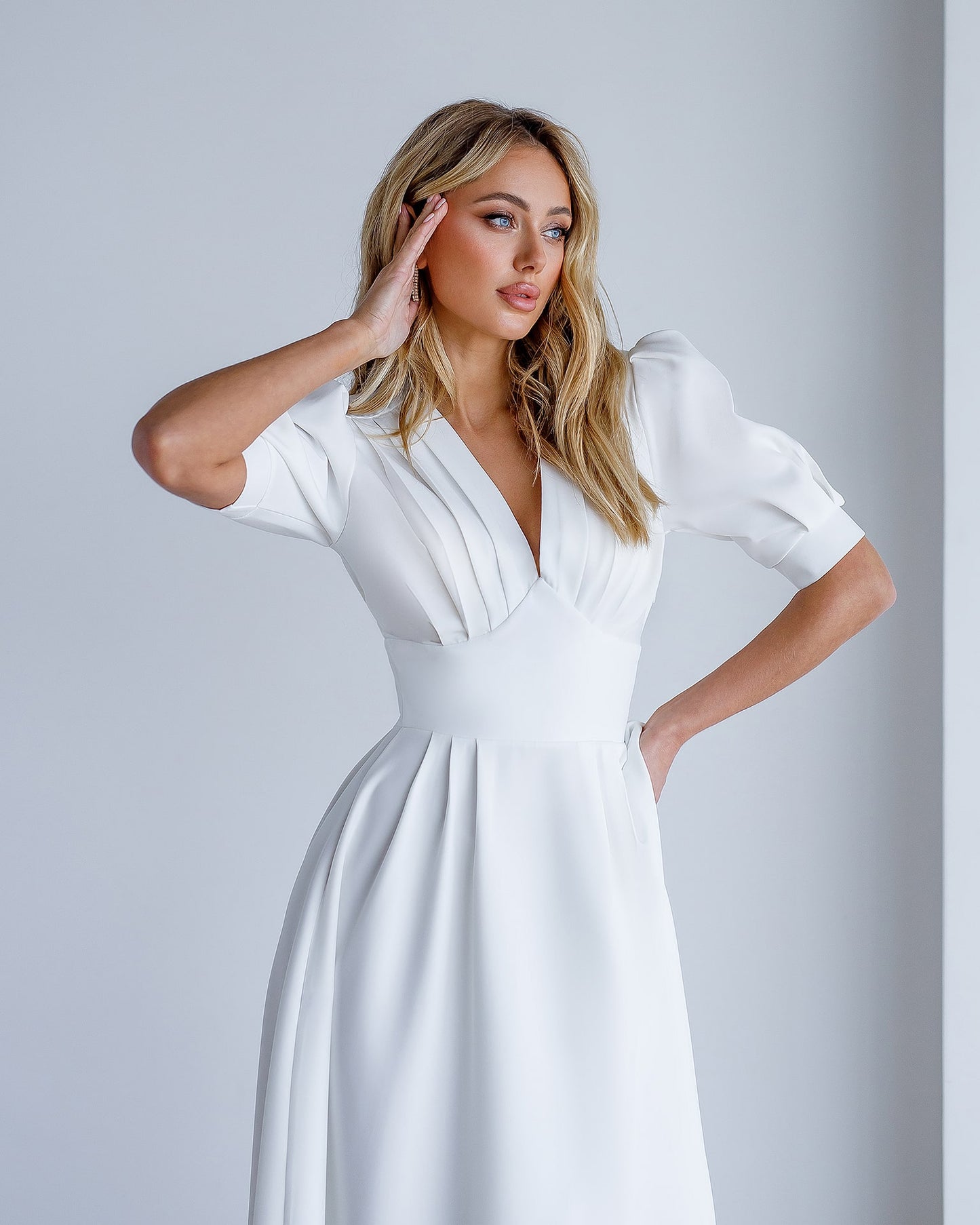 Square Neck Mini Dress