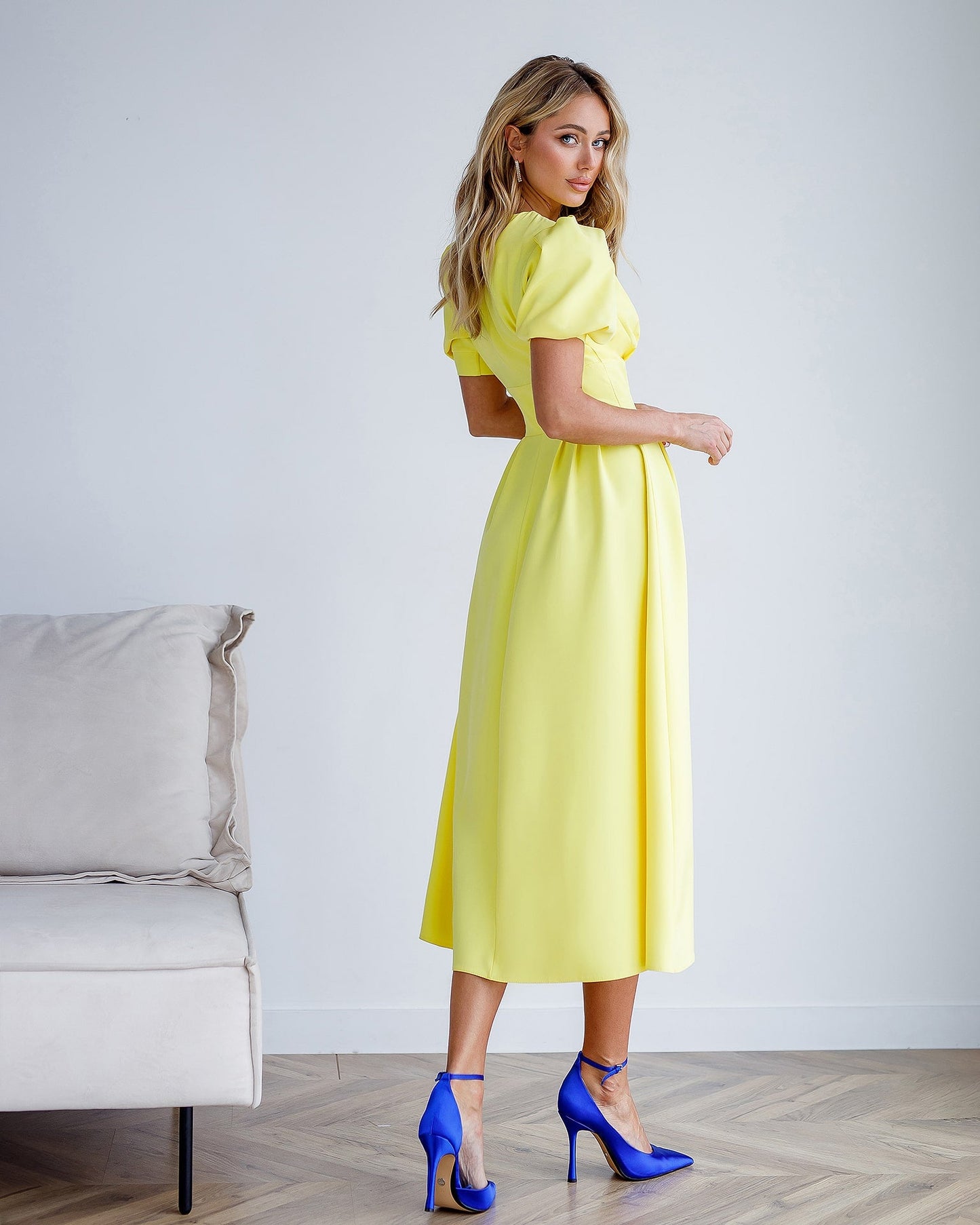 Square Neck Mini Dress