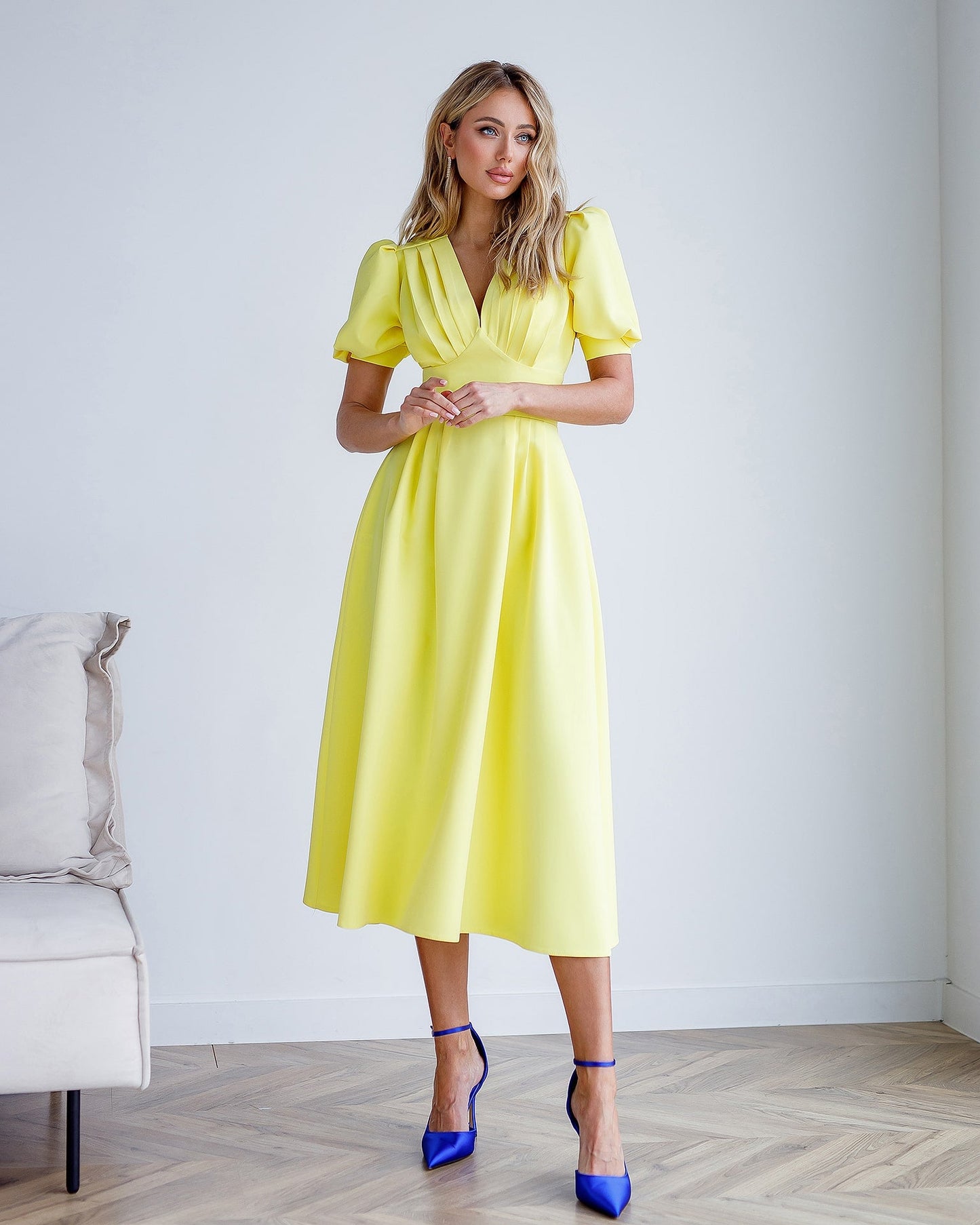 Square Neck Mini Dress