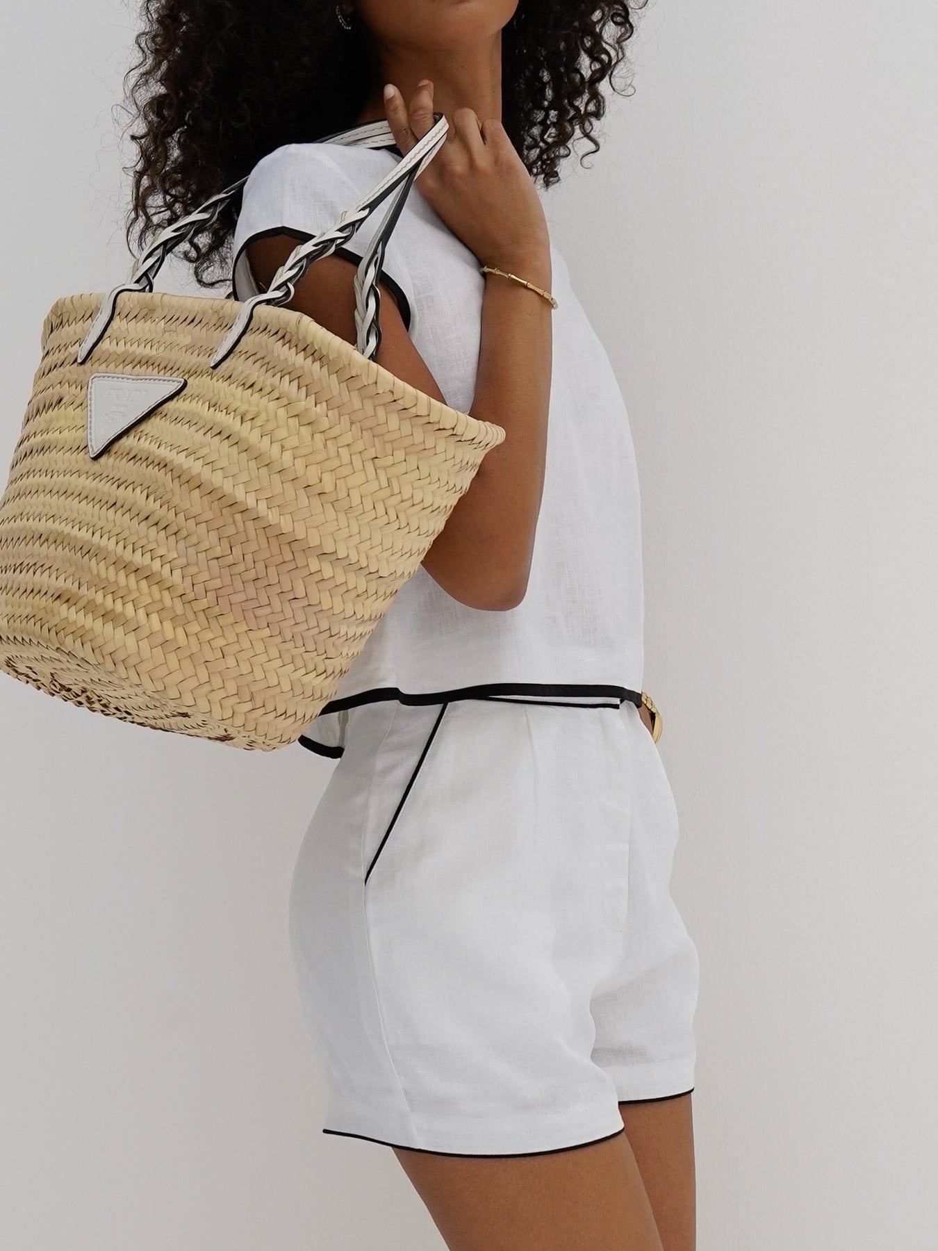Linen Top & Shorts 2-Piece Set