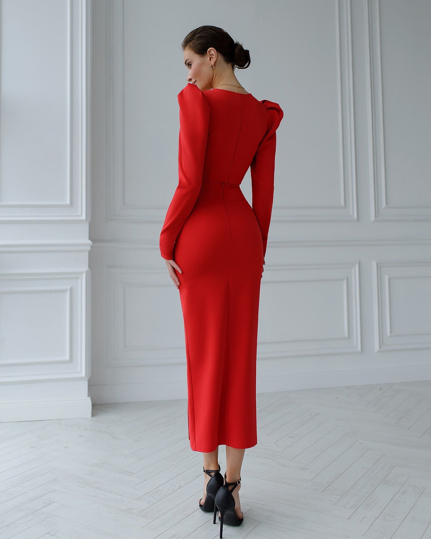 Sweetheart Top & Midi Skirt 2- Piece Set