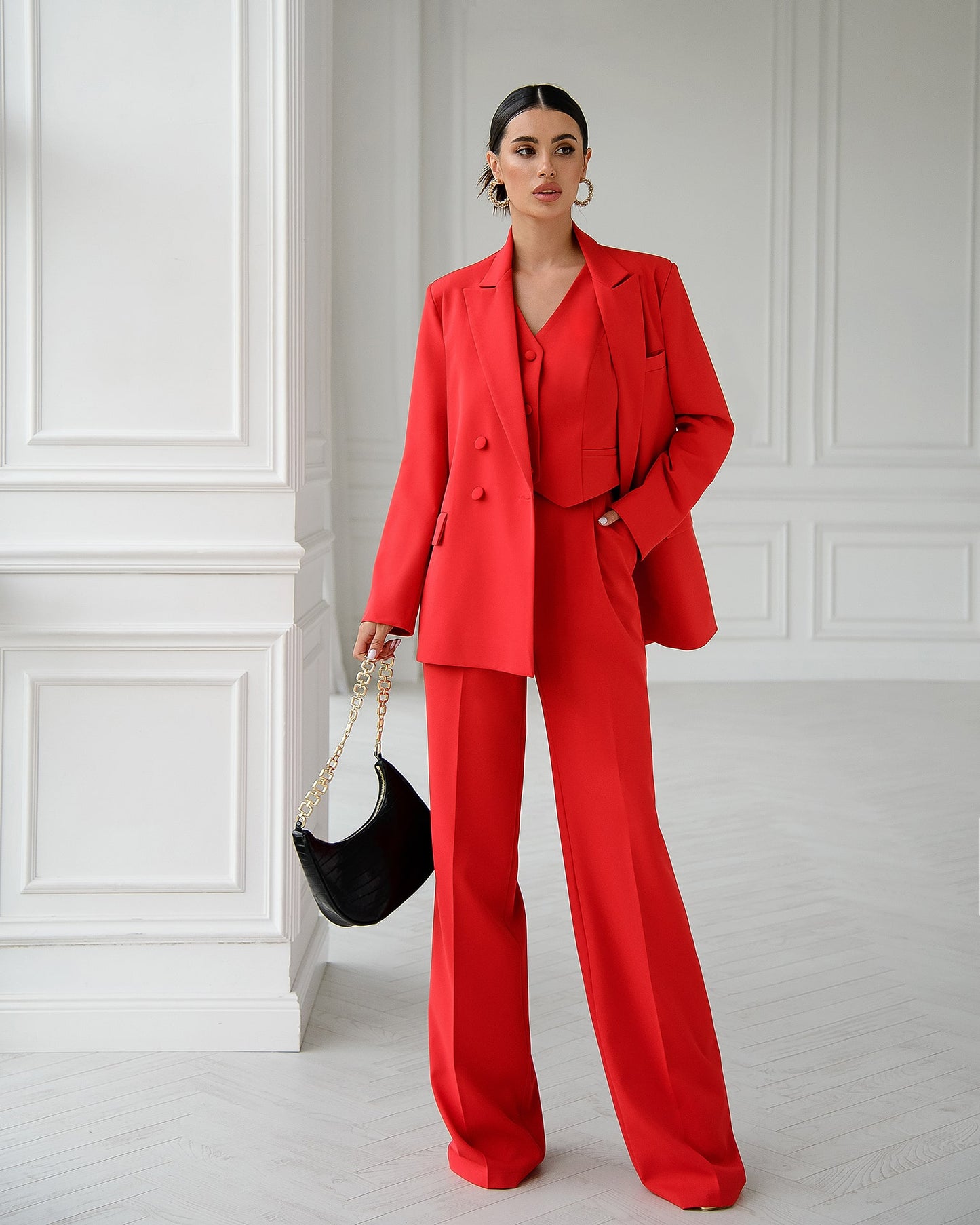 Double-Breasted 3-Piece Suit