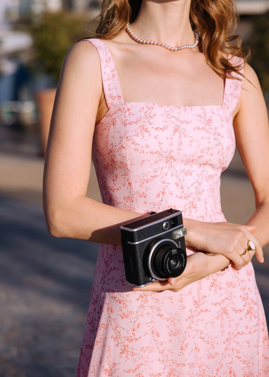 Sleeveless Chiffon Midi Dress