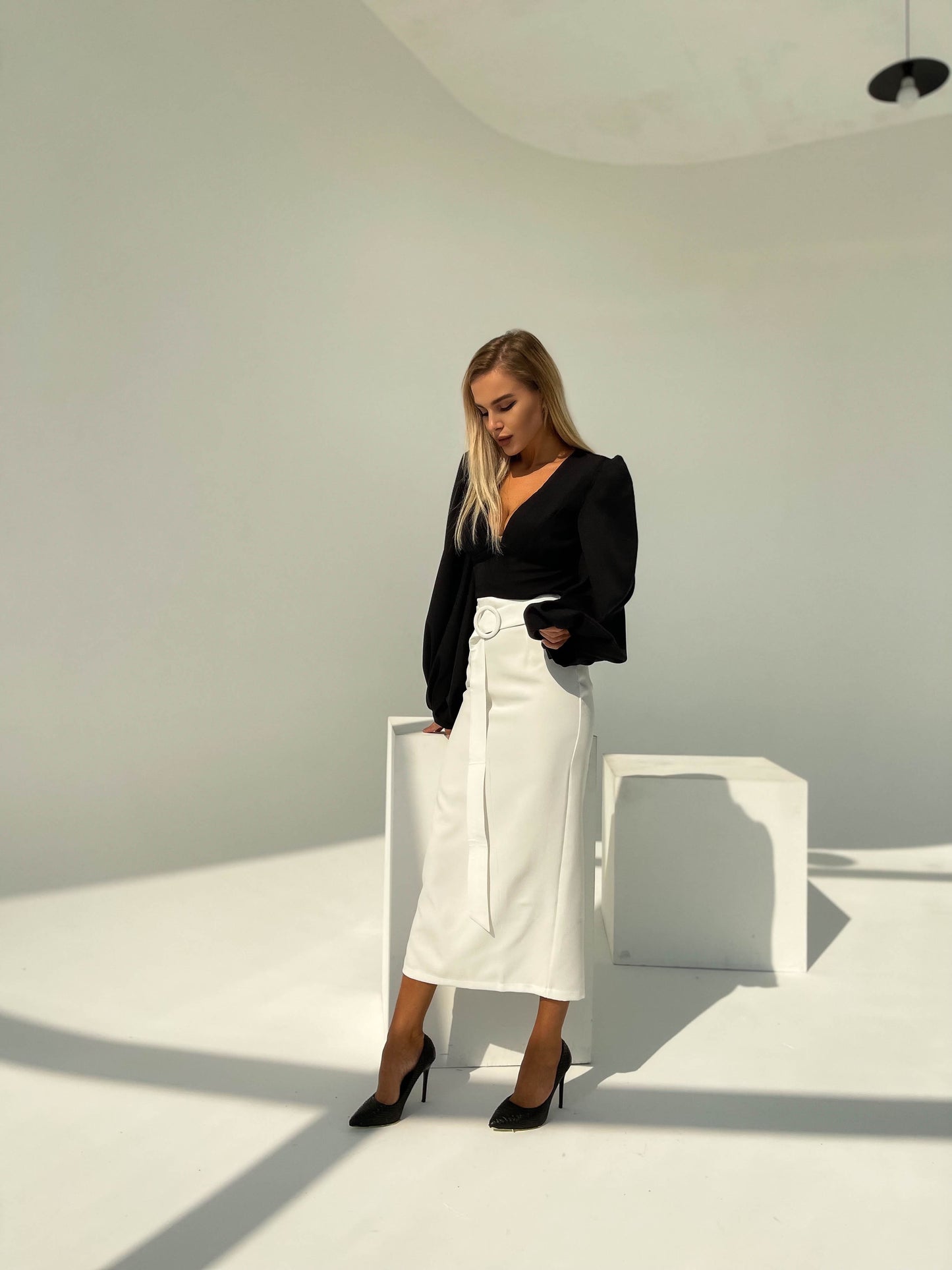 High Waist Pencil Skirt