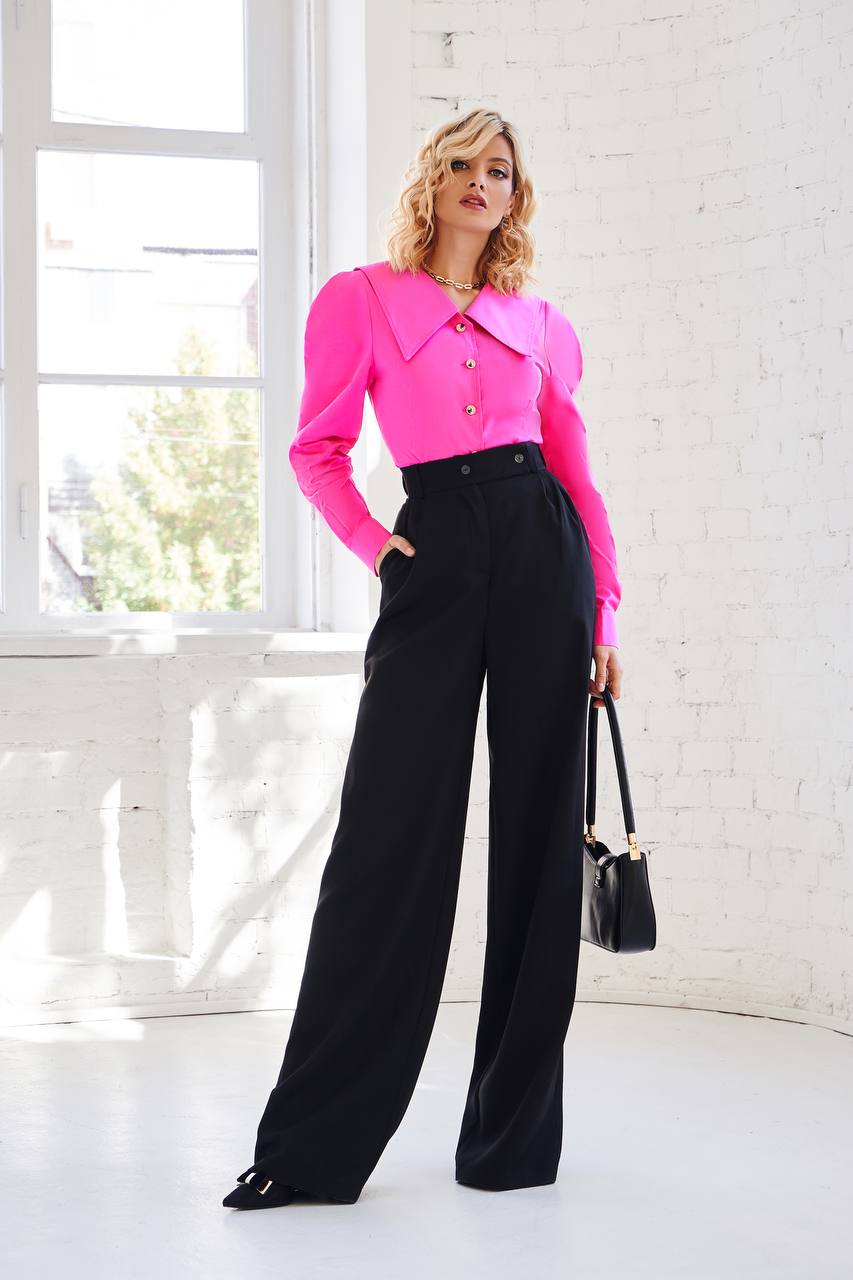High Waisted Regular Fit Pants