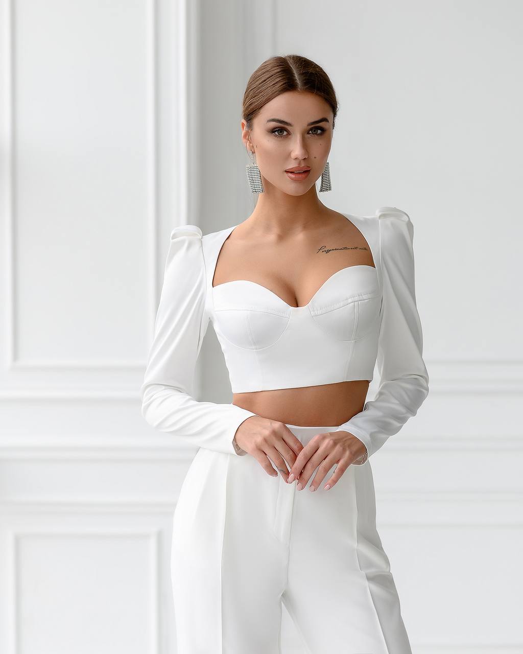 Sweetheart Puff-Sleeve Top