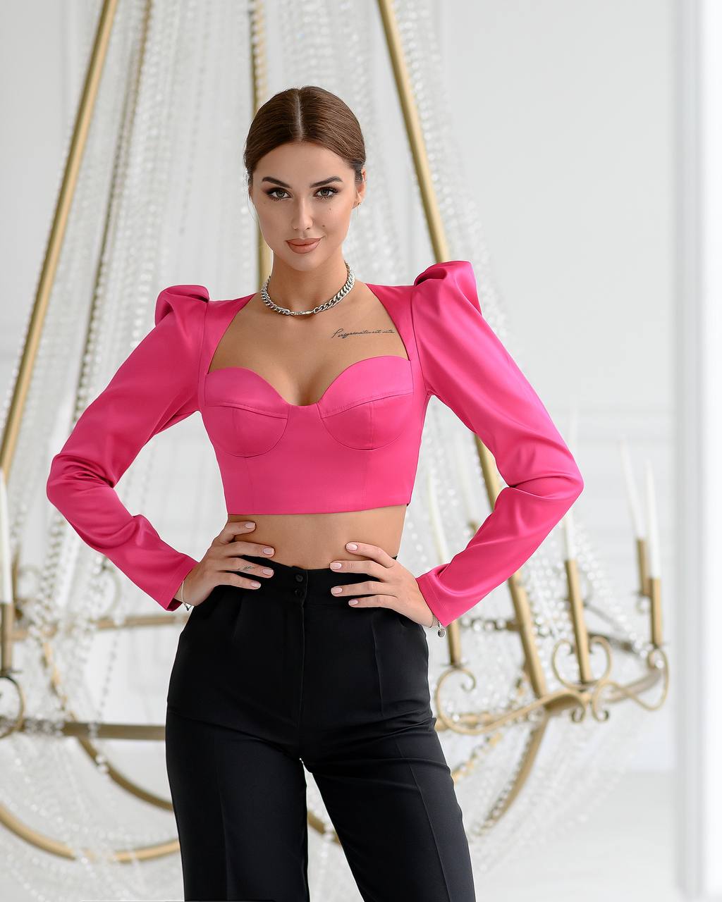 Sweetheart Puff-Sleeve Top