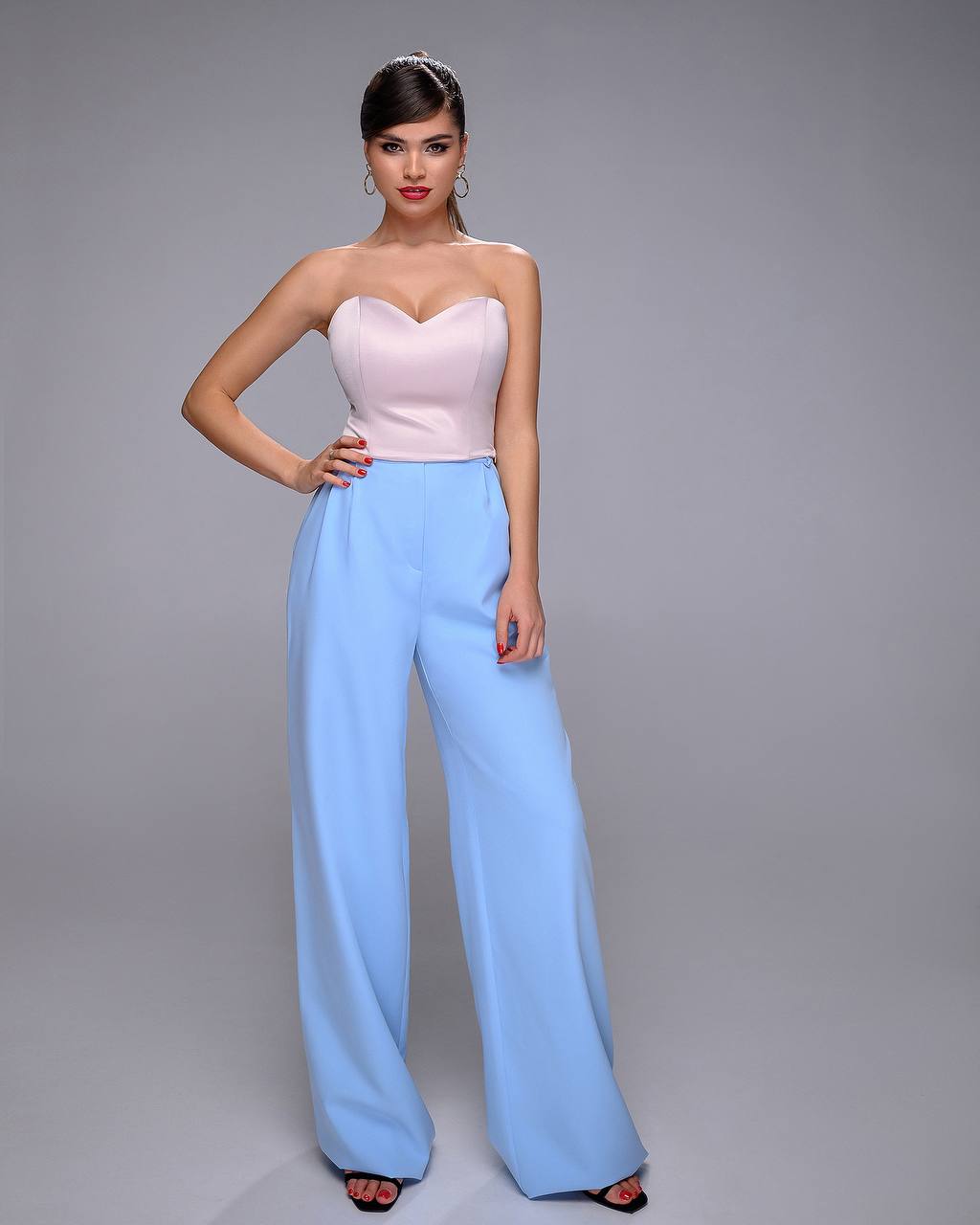 High Waisted Regular Fit Pants