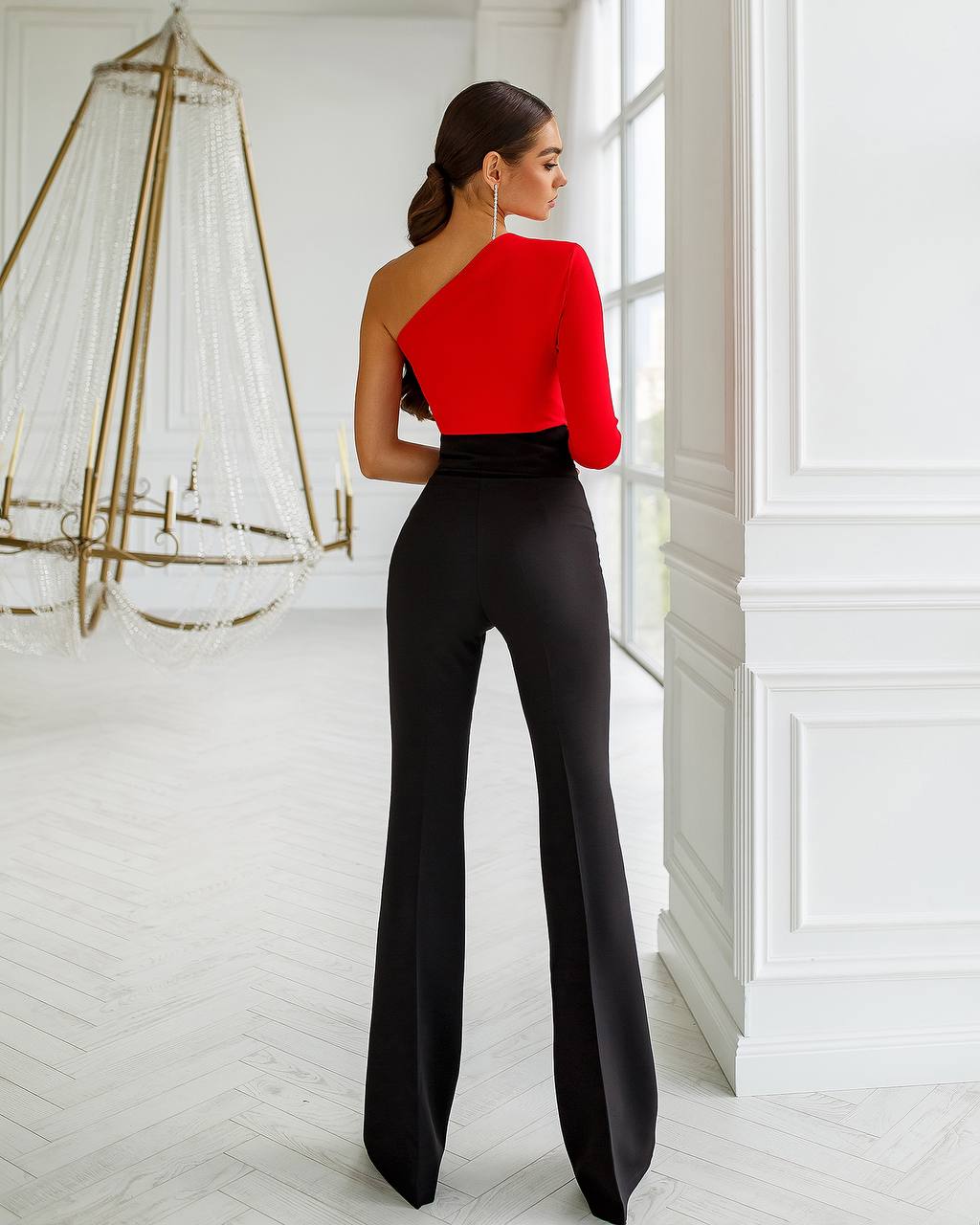 High Waist Flared Pants