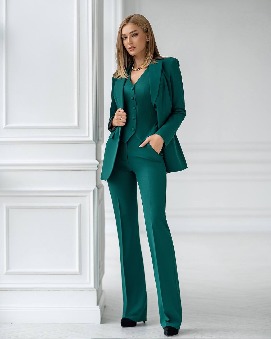 Regular-Fit 3-Piece Suit