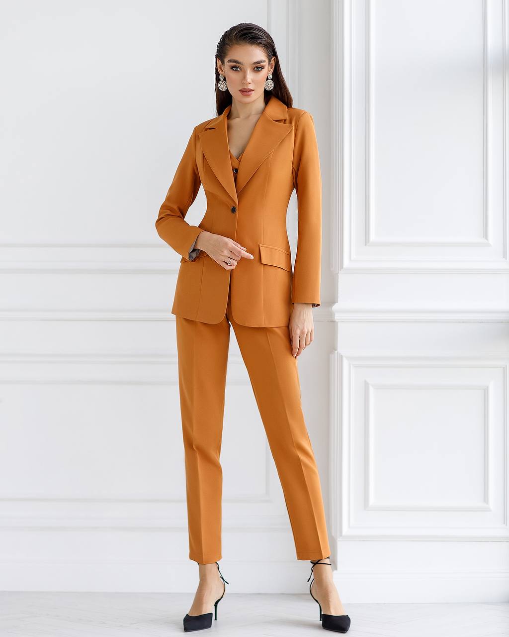 Office Slim-Fit 3-Piece Suit