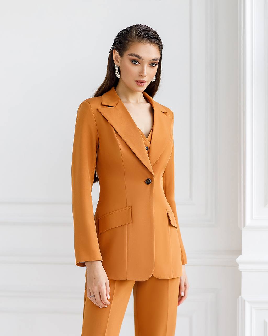 Office Slim-Fit 3-Piece Suit
