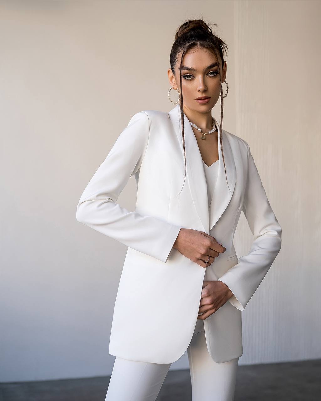 Classic 2-Piece Suit With Flared Trousers