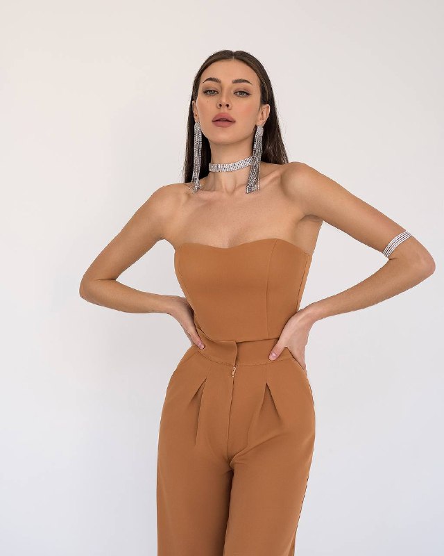 Belted Wide-Leg Suit 3-Piece