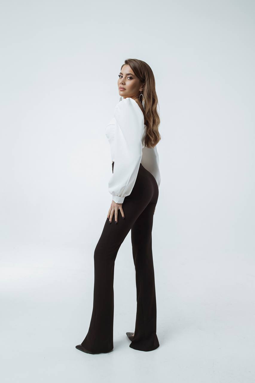 High Waist Flared Pants
