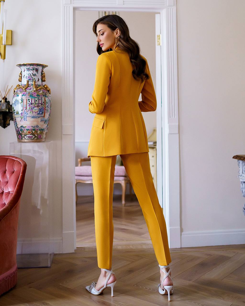 Office Slim-Fit 3-Piece Suit