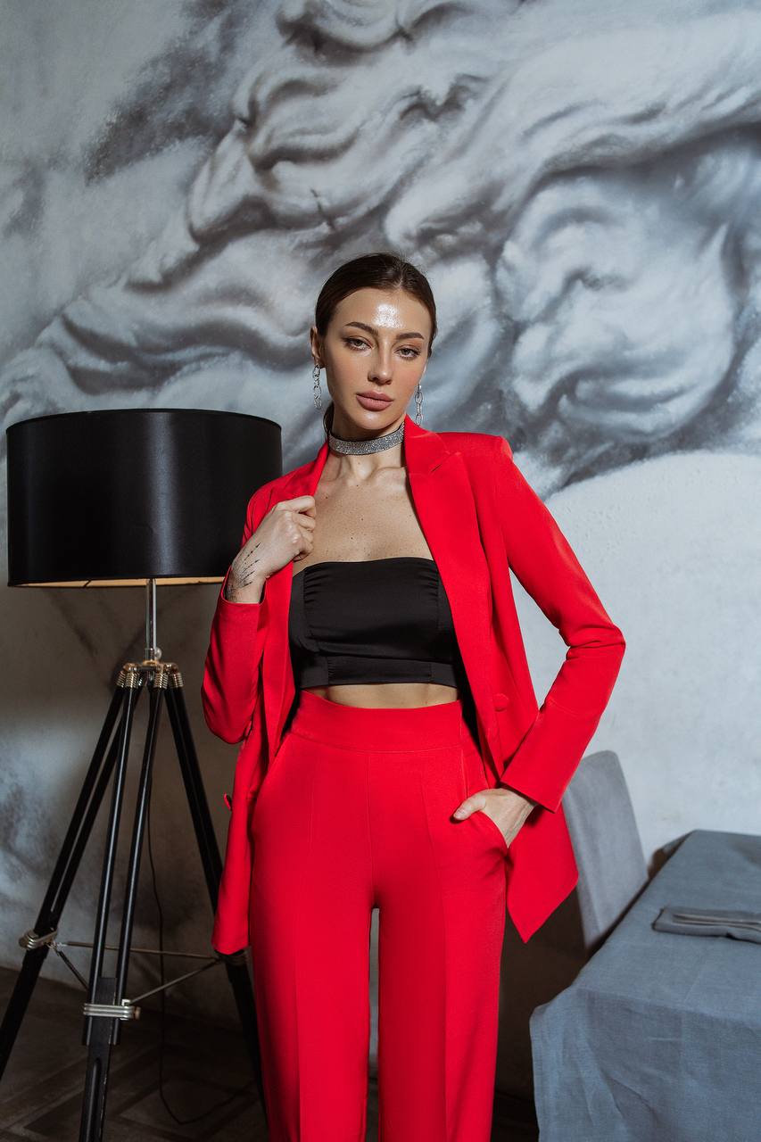 Alexa Formal Crop Top
