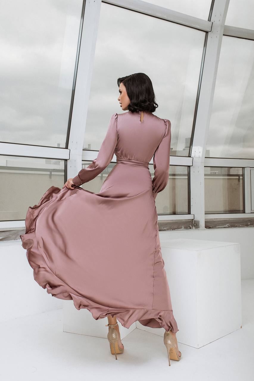 Thigh-Slit Maxi Dress