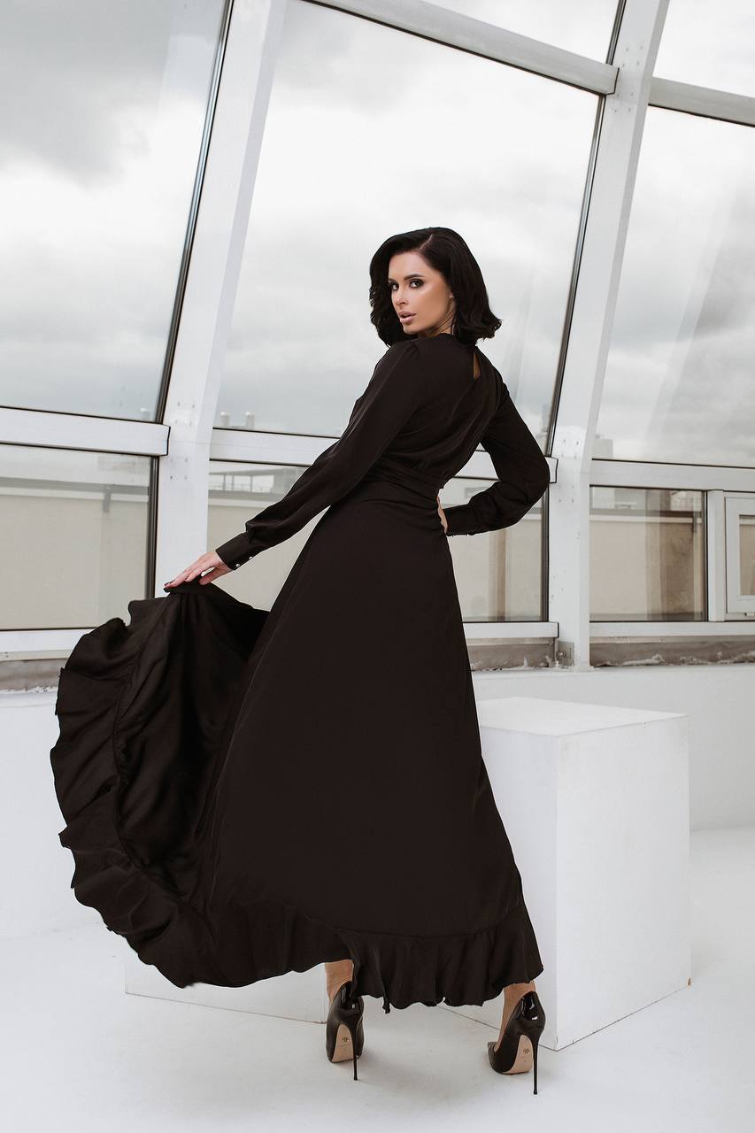 Thigh-Slit Maxi Dress