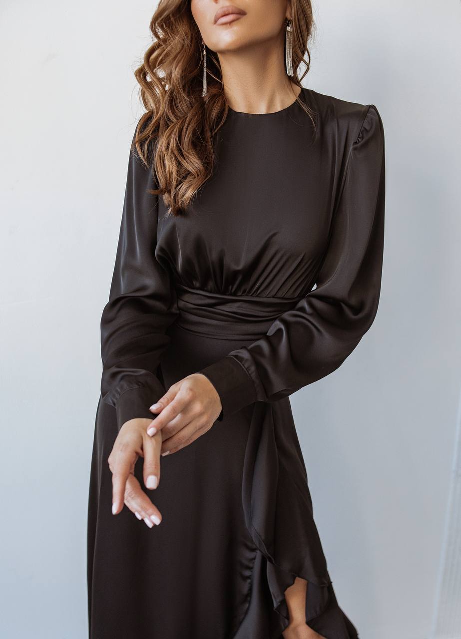 Thigh-Slit Maxi Dress
