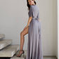 Silk Wrap Maxi Dress