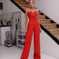 V-neck Sleeveless Jumpsuit (Copy)