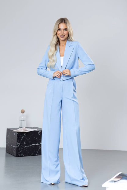 Alexa Crop Jacket Suit 2-Piece