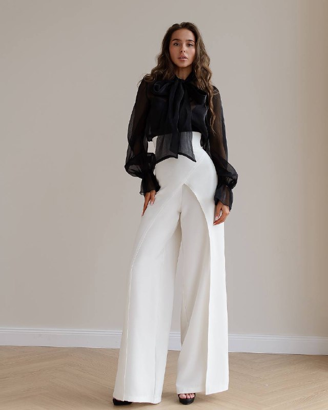 High Waist Palazzo Pants