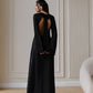 Satin Backless Maxi Dress