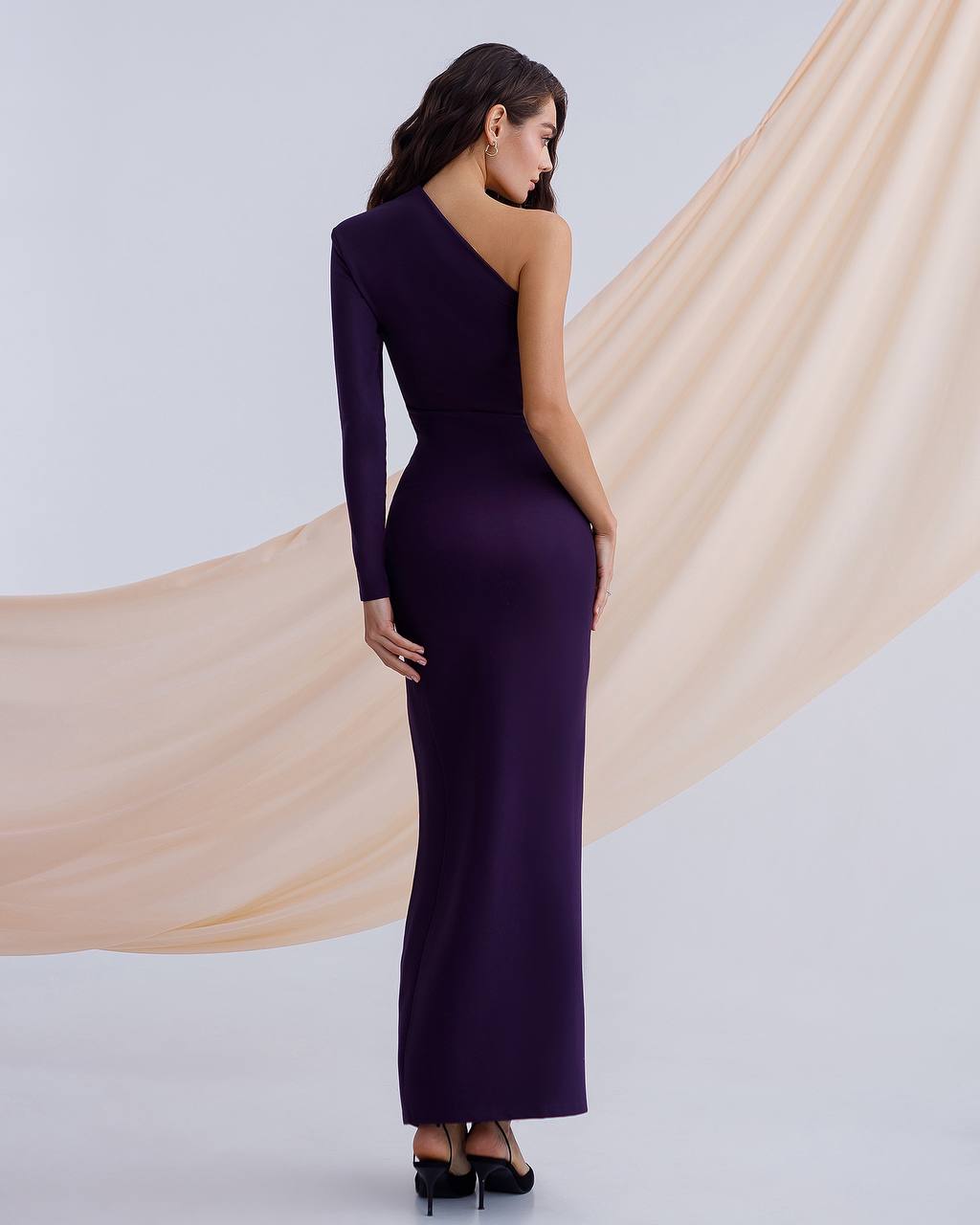 One-Shoulder Maxi Dress