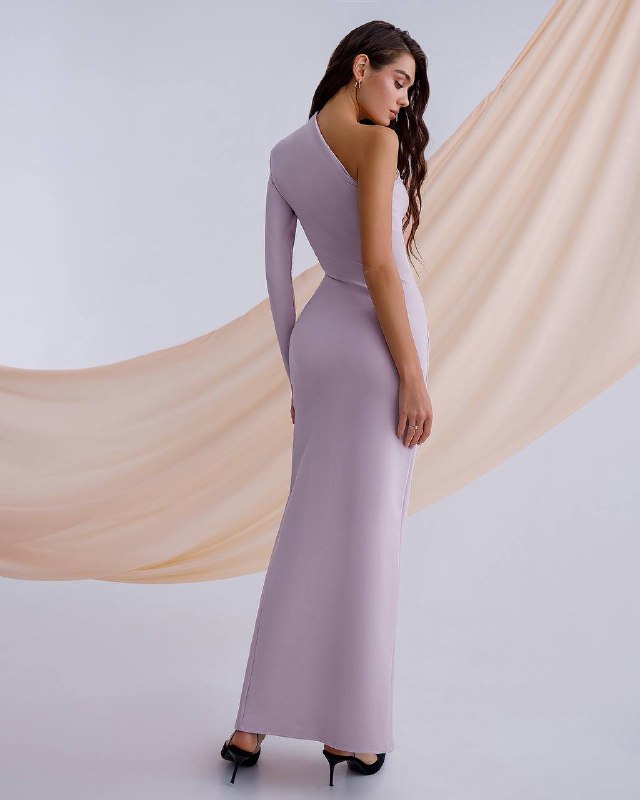 One-Shoulder Maxi Dress