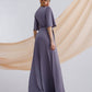 Silk Wrap Maxi Dress