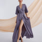 Silk Wrap Maxi Dress