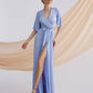 Silk Wrap Maxi Dress