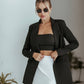 Belted Double Breasted Blazer