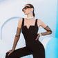 Sleeveless V-neck Jumpsuit