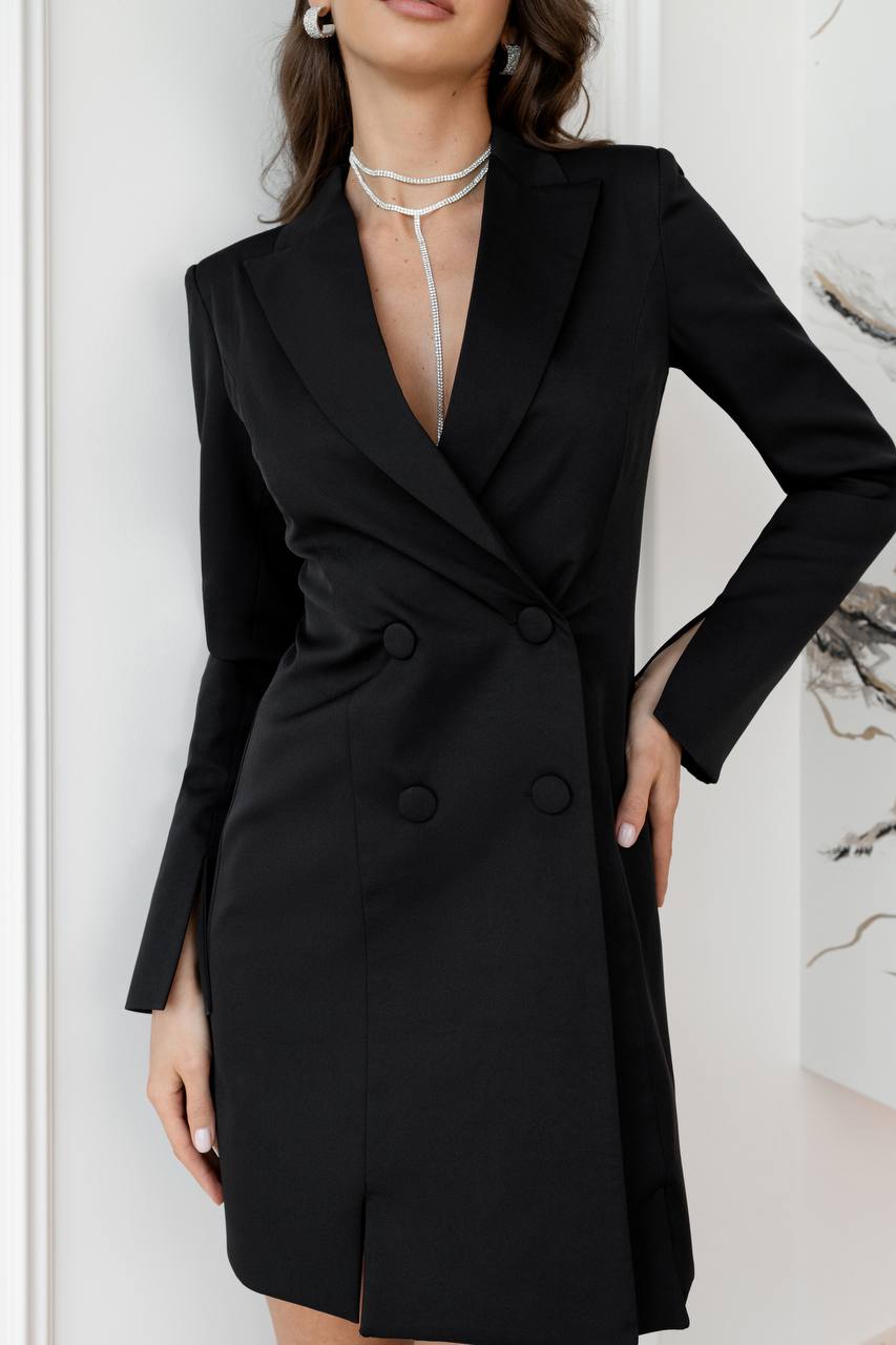 Double Breasted Blazer Dress