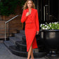 Crop Jacket Skirt Suit 2-Piece Suit