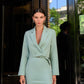 Crop Jacket Skirt Suit 2-Piece Suit