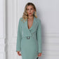 Crop Jacket Skirt Suit 2-Piece Suit